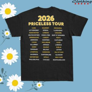 Nathan Carter Store Merch Priceless Tour Shirt Black