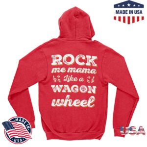 Nathan Carter Store Merch Wagon Wheel Zip Hoodie Red