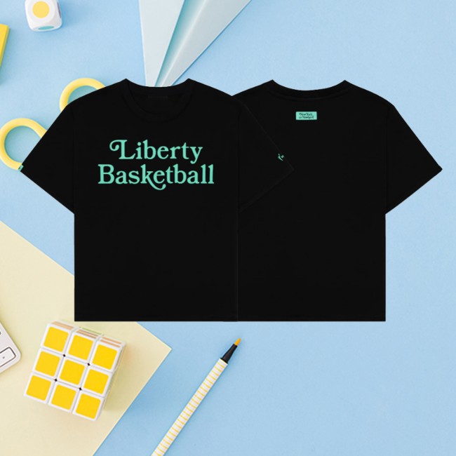 New York Or Nowhere Store Merch Liberty Hoops Oversized Crop Shirt