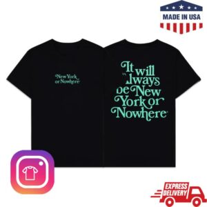Newyork Or Nowhere Merch Store Liberty Motto T-Shirt