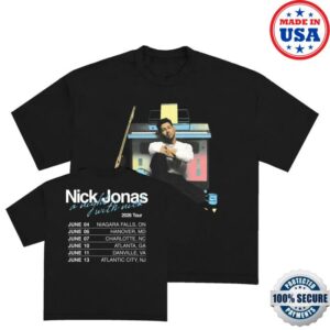 Nick Jonas Merch Shop A Night With Nick Tour Tee