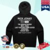 Nick Jonas Store Merch A Night With Nick Tour Hoodie