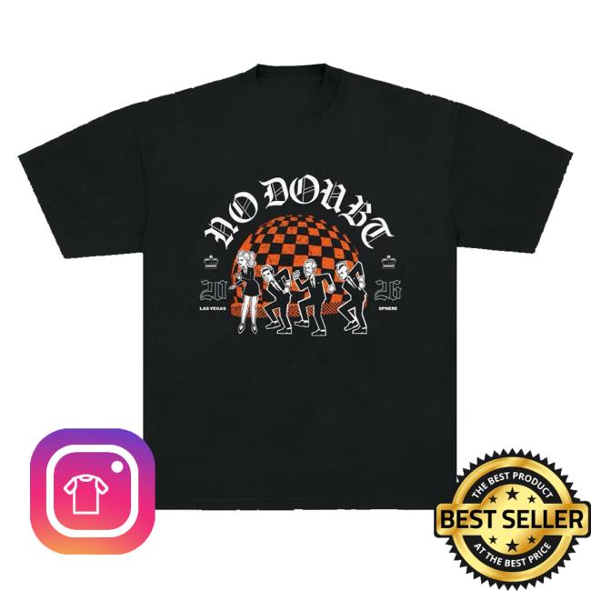 No Doubt Shop Merch No Doubt Sphere Residency 2026 Cartoon Tee 2 No Doubt Shop Merch No Doubt Sphere Residency 2026 Cartoon Tee