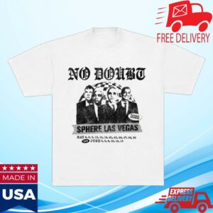 No Doubt Shop Merch No Doubt Sphere Residency 2026 Tee