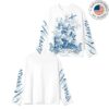 Noissey Merch Store Noissey Blue Pieta Religious Woodcut Print Long Sleeve T-Shirt White