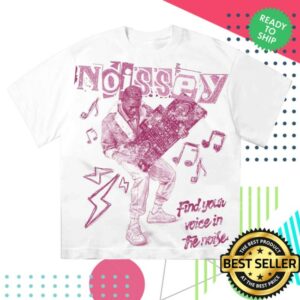 Noissey Merch Store Noissey Find Your Voice Boxy Heavyweight Graphic Tee White