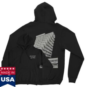 Nomad Merch Shop Building Black Hoodie
