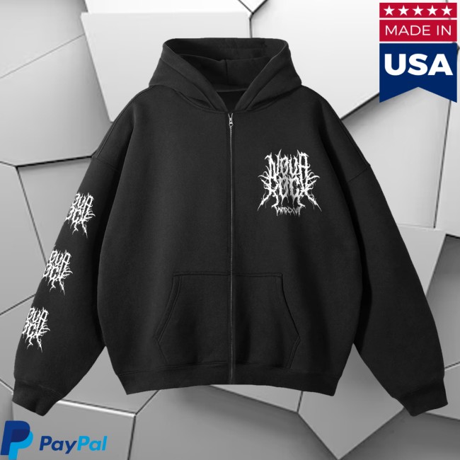 Nova Rock Merch Store Metal Logo Kapuzenjacke 3 Nova Rock Merch Store Metal Logo Kapuzenjacke