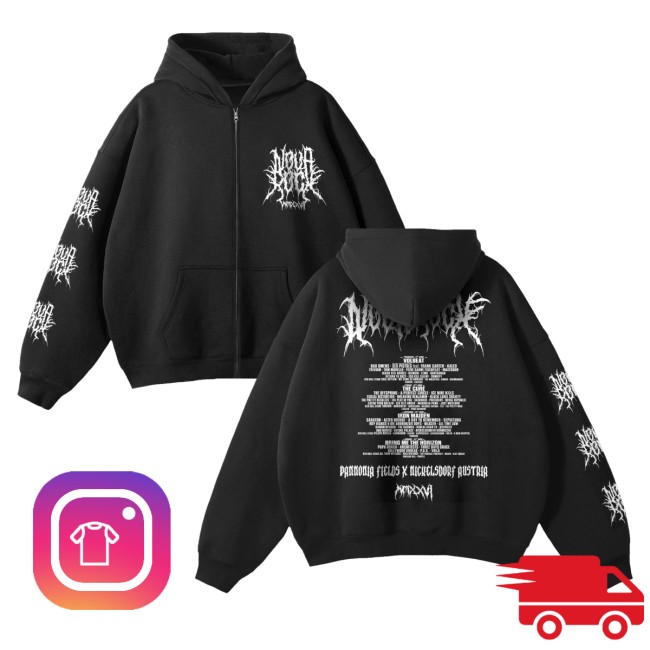 Nova Rock Merch Store Metal Logo Kapuzenjacke 5 Nova Rock Merch Store Metal Logo Kapuzenjacke