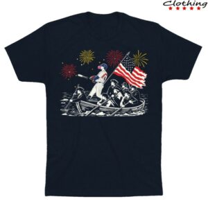 Obvious Shirts Merch Store Pca Crossing The Delaware Tee Navy