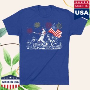 Obvious Shirts Merch Store Pca Crossing The Delaware Tee Royal