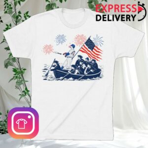 Obvious Shirts Merch Store Pca Crossing The Delaware Tee White