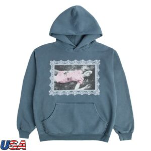 Olivia Rodrigo Store Merch Lace Frame Distressed Hoodie