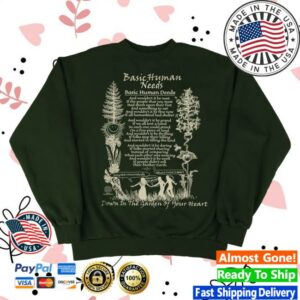 Online Ceramics Merch Shop Basic Human Needs Crewneck