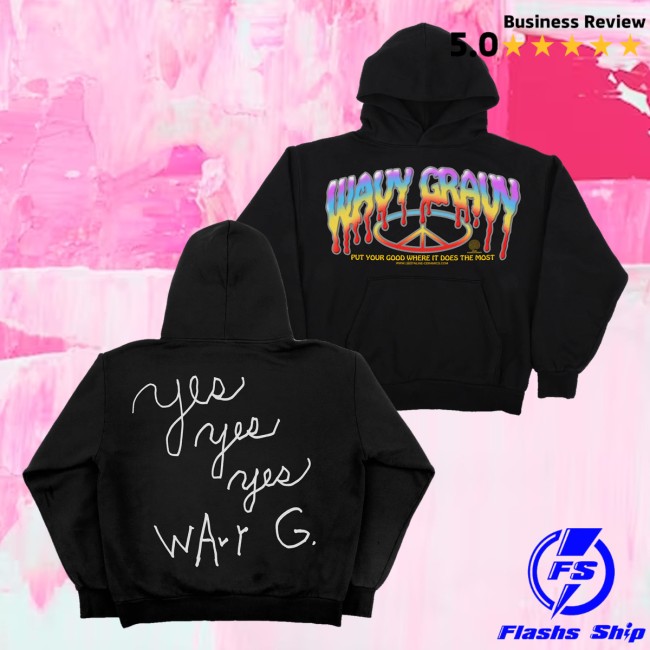 Online Ceramics Merch Store Wavy Gravy Logo Black Hoodie 5 Online Ceramics Merch Store Wavy Gravy Logo Black Hoodie