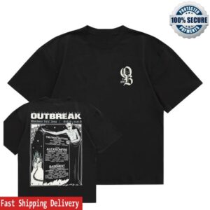 Outbreak Merch Store Outbreak Fest 26 Line-Up Tee Black