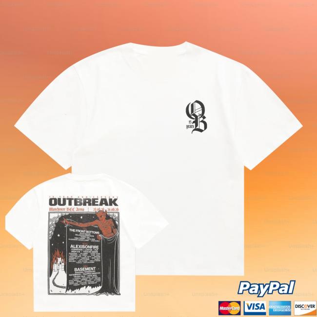 Outbreak Merch Store Outbreak Fest 26 Line-Up Tee White