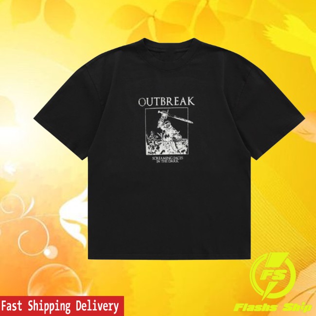 Outbreak Store Merch Outbreak Screaming Knight Shirt