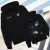 Pangaia Store Merch Womens Coral Gardeners Midweight Hoodie Black