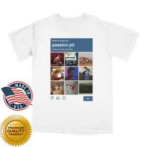 Passion Pit Store Merch Captcha Shirt
