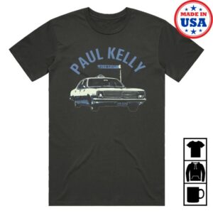 Paul Kelly Merch Store To Her Door Coal Tshirt