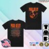 Paul Kelly Merch Store Tour Black Tshirt 2 Paul Kelly Merch Store Tour Black Tshirt