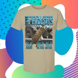 Pbr Merch Shop Pbr Pegasus Career Stats T-Shirt Sand