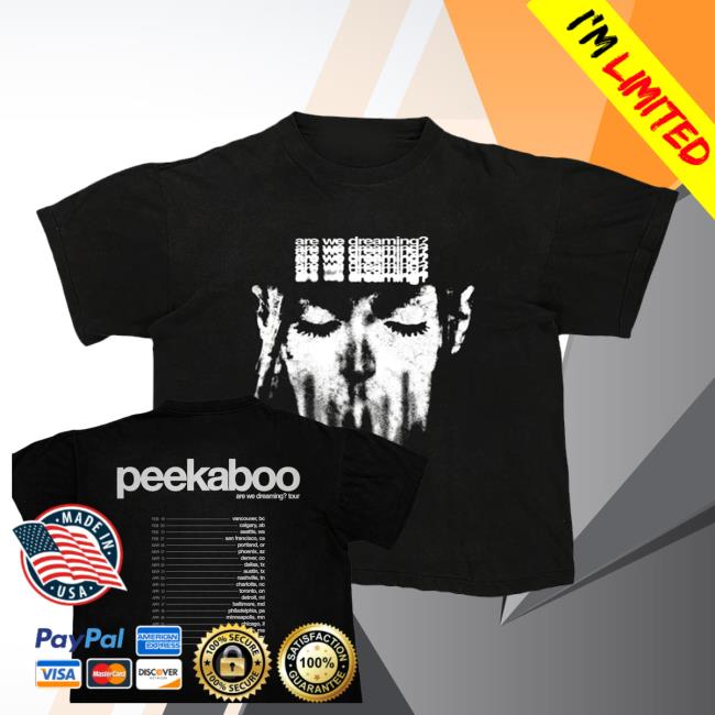 Peekashop Merch Shop Are We Dreaming Tour Tee (Black)