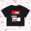 Pgmn Merch Shop Free Speech Club Bubble Crop Top