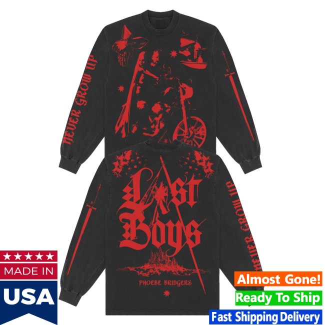 Phoebe Bridgers Store Merch Lost Boys Long Sleeve Tee