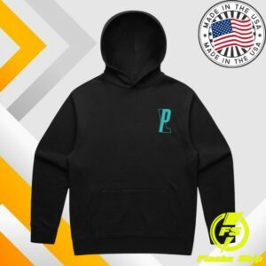 Pirate Life Brewing Merch Store Bowtie Hoodie Black & Teal