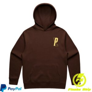 Pirate Life Brewing Merch Store Bowtie Hoodie Brown & Yellow