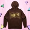 Pirate Life Brewing Merch Store Bowtie Hoodie Brown & Yellow 1 Pirate Life Brewing Merch Store Bowtie Hoodie Brown & Yellow