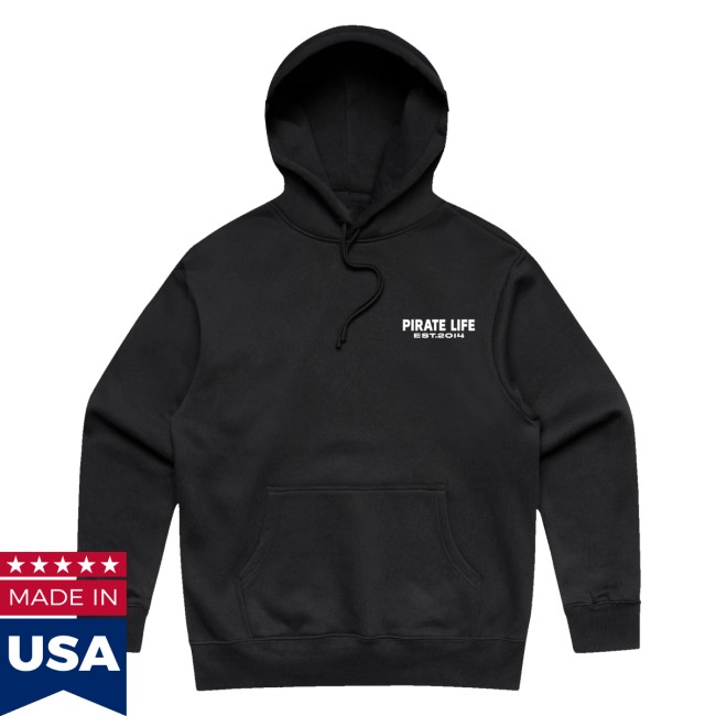 Pirate Life Brewing Merch Store Nitro Draught Stout Hoodie 3 Pirate Life Brewing Merch Store Nitro Draught Stout Hoodie