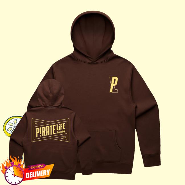 Pirate Life Merch Shop Store Bowtie Hoodie Brown 3 Pirate Life Merch Shop Store Bowtie Hoodie Brown