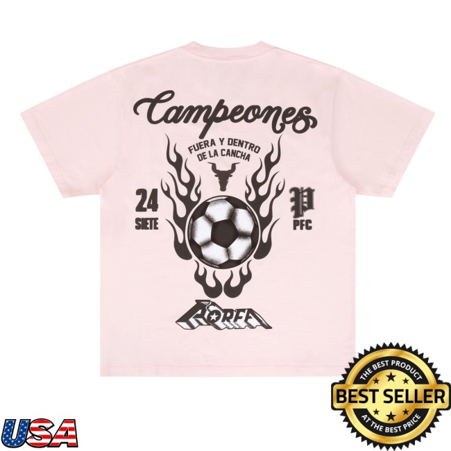 Por Favor Store Merch Campeones Almond Blossom Pantone Shirt