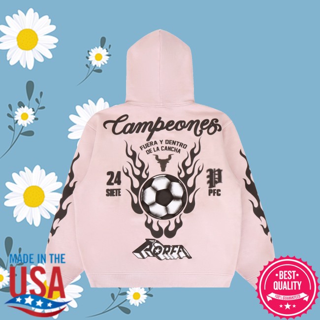 Por Favor Store Merch Campeones Porfa Fc Almond Blossom Pantone Hoodie