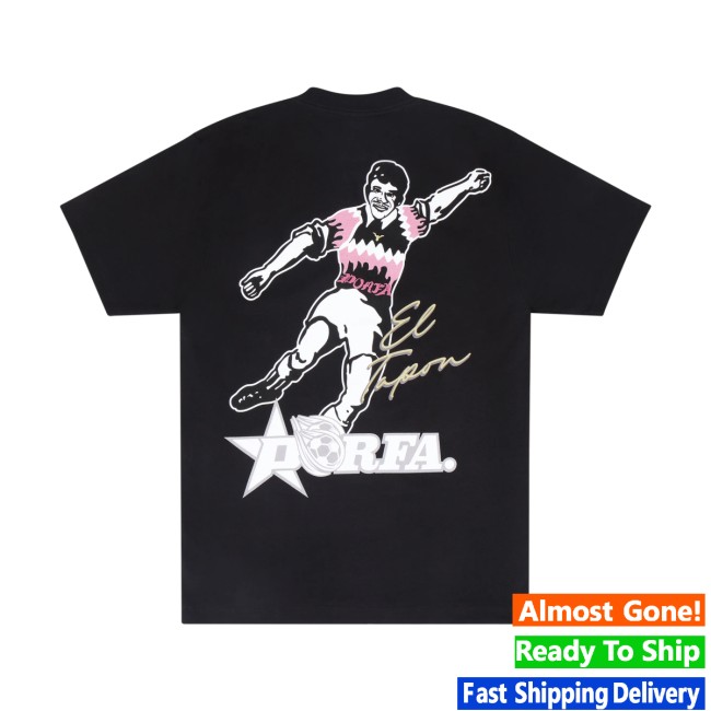 Por Favor Store Merch El Tapon Porfa Fc Black Shirt