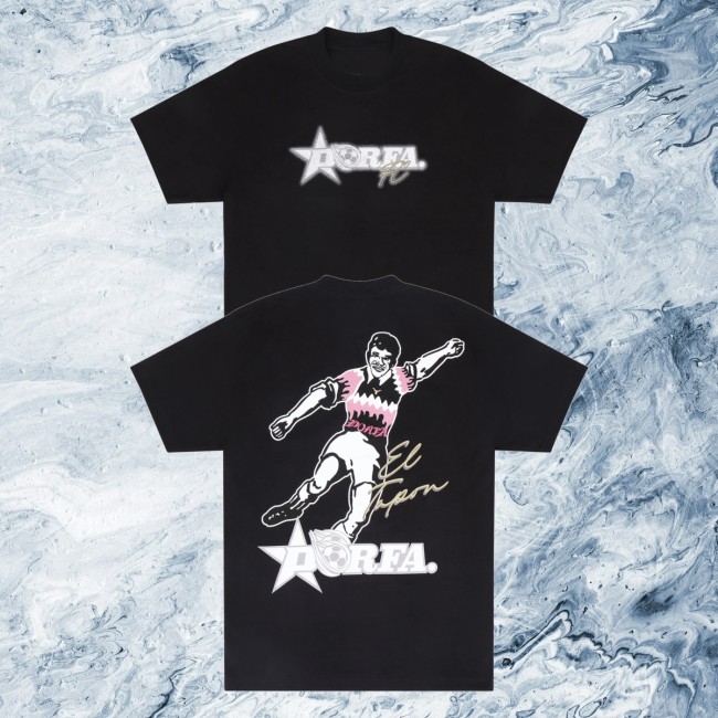Por Favor Store Merch El Tapon Porfa Fc Black Shirt