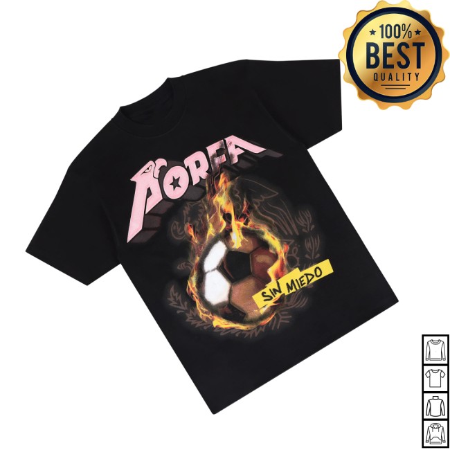 Por Favor Store Merch Sin Miedo Porfa Fc Black Shirt