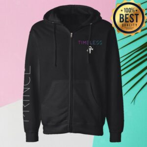 Prince Merch Store Timeless Silhouette Zip Hoodie