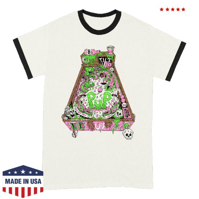 Pup The Band Store Merch Pinball Ringer T-Shirt