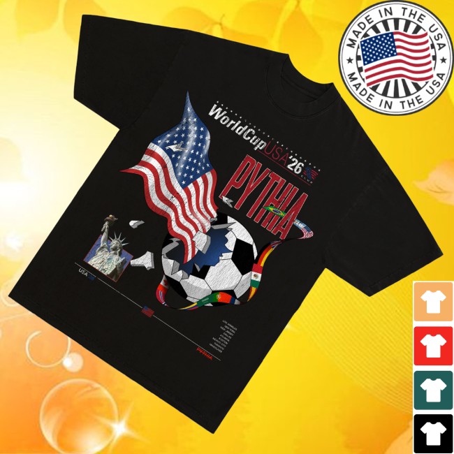 Pythia Merch Store World Cup Usa Tee Black