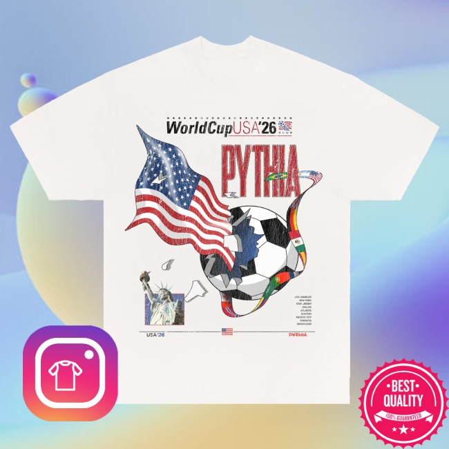 Pythia Merch Store World Cup Usa Tee White
