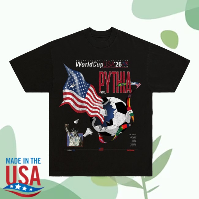 Pythia Store Merch World Cup Usa Shirt Black