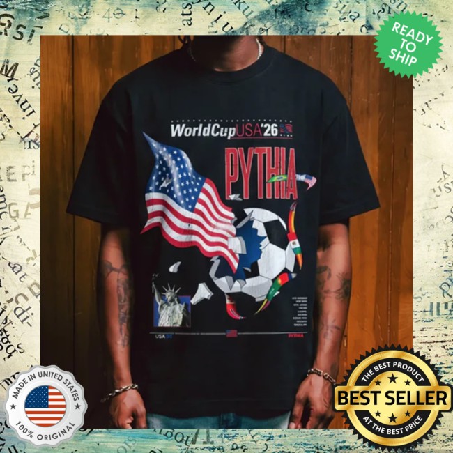 Pythia Store Merch World Cup Usa Shirt Black