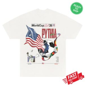 Pythia Store Merch World Cup Usa Shirt White