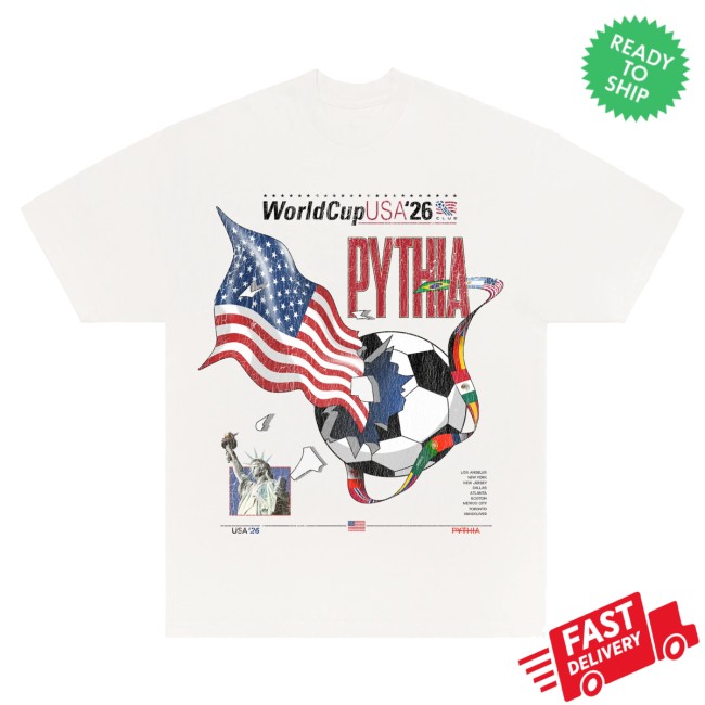 Pythia Store Merch World Cup Usa Shirt White