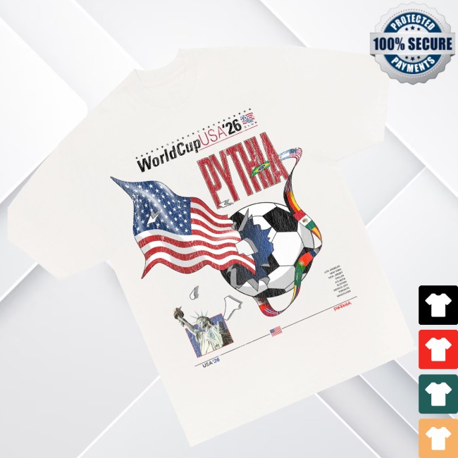Pythia Store Merch World Cup Usa Shirt White