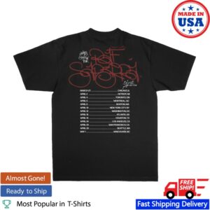 Raf-Saperra Store Merch Heavy Steppin' 026 Tour Shirt (Black)